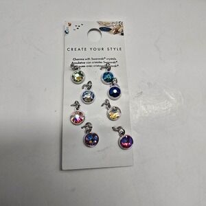 Swarovski Crystals Set Of 8 Create Your Style Charms For Jewelry Making